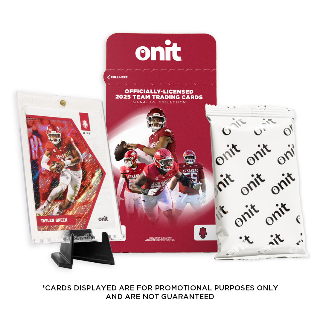 University of Arkansas Football 2025 Trading Cards - Single Pack