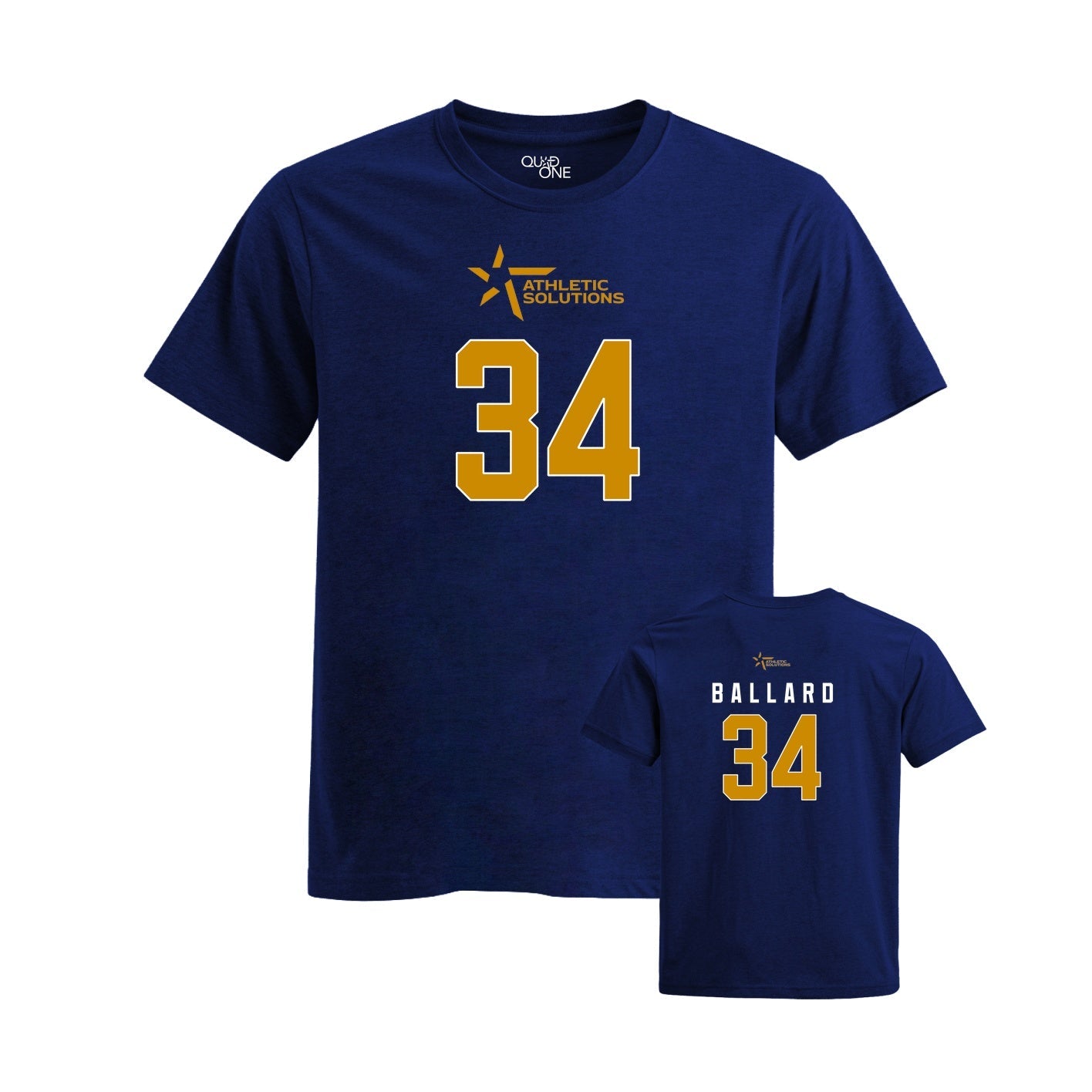 Everett Ballard : Womens Fitted Triblend Tee - Heather Navy