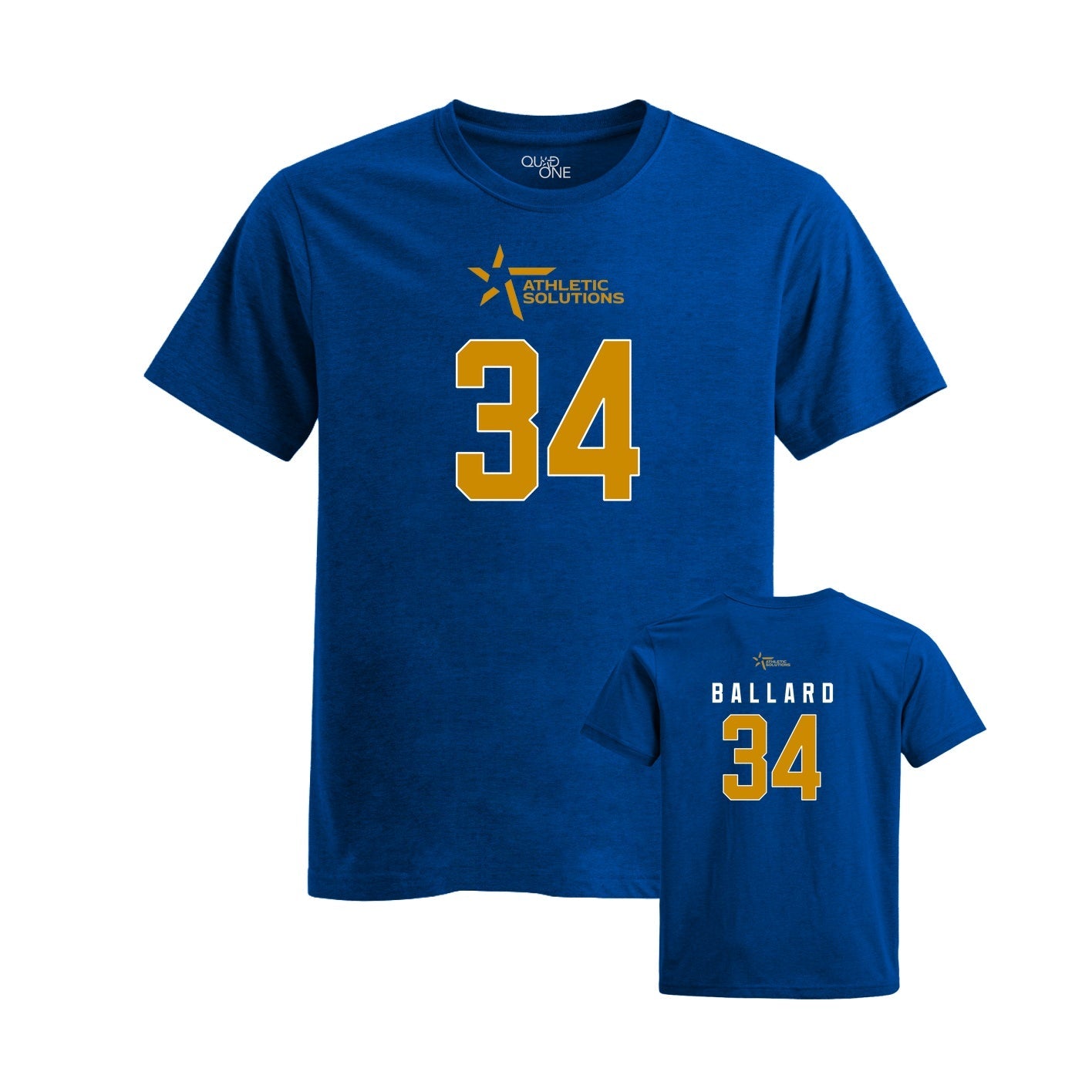 Everett Ballard : Womens Fitted Triblend Tee - Heather Royal