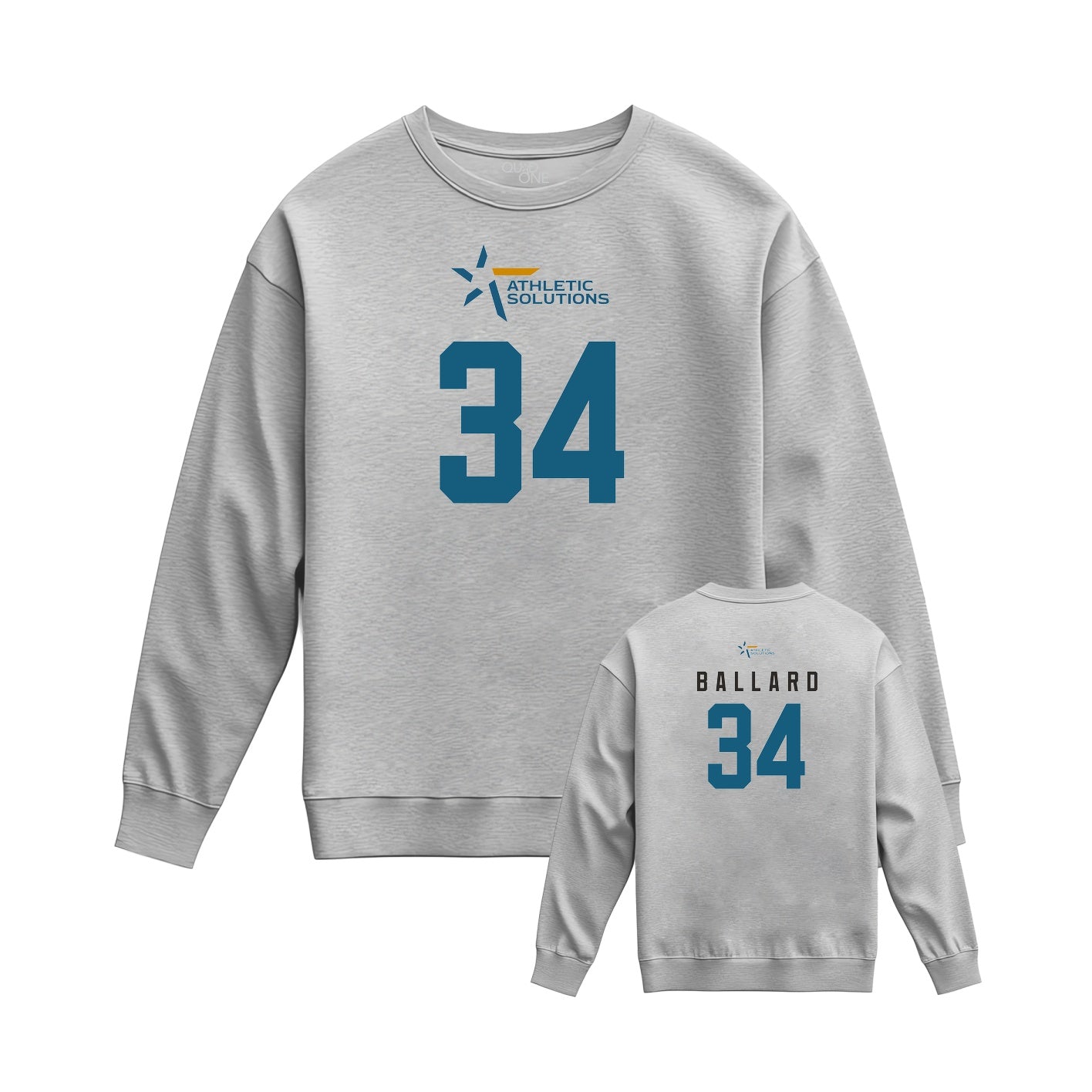 Everett Ballard : Classic Crew - Light Grey