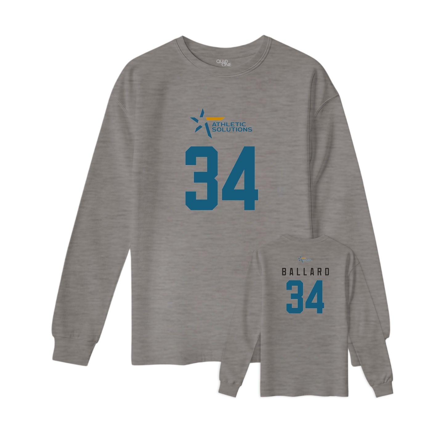 Everett Ballard : Classic Longsleeve Tee - Light Grey