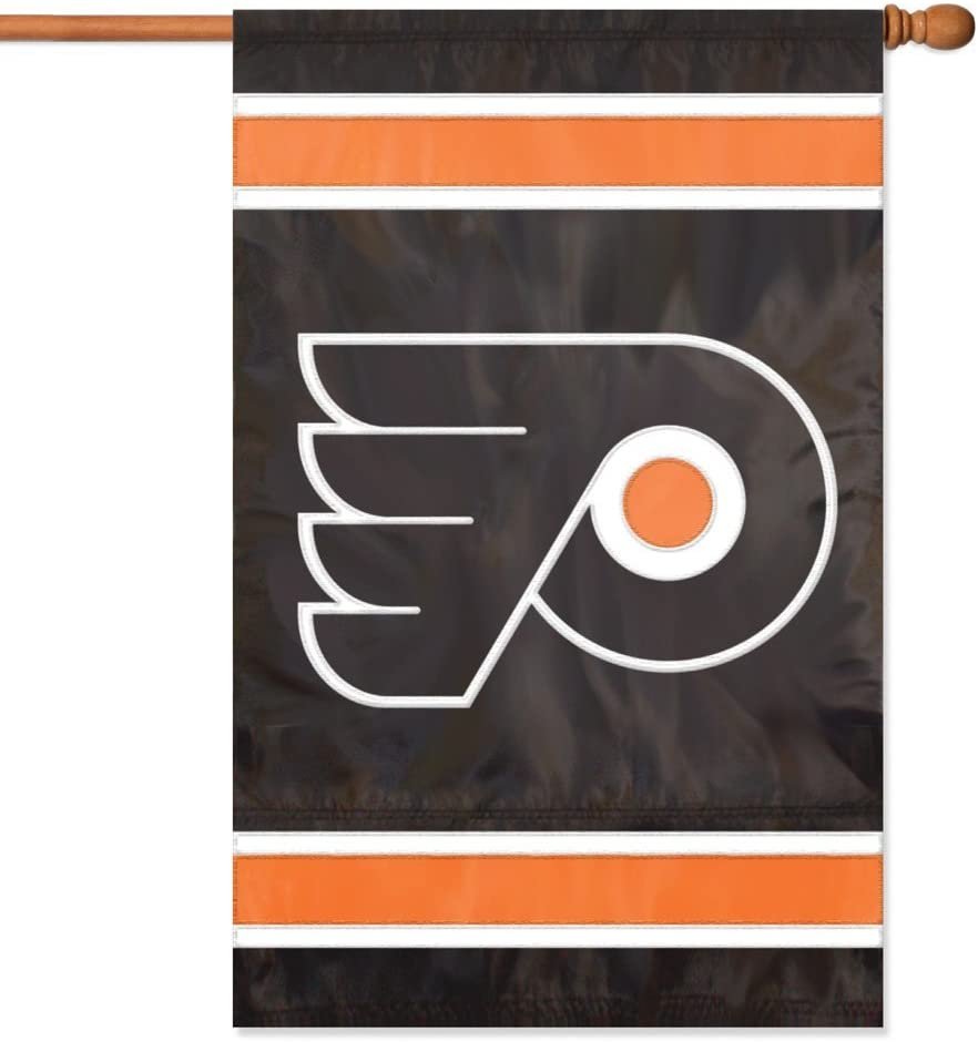 Philadelphia Flyers Banner Flag Embroidered Premium 2-sided 28x44 Outdoor Football