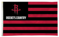 Houston Rockets Premium 3x5 Feet Flag Banner, Country Design, Metal Grommets, Outdoor Use, Single Sided