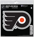 Philadelphia Flyers 6 Inch Decal Sticker, Flat Vinyl, Die Cut, Primary Design, Full Adhesive Backing