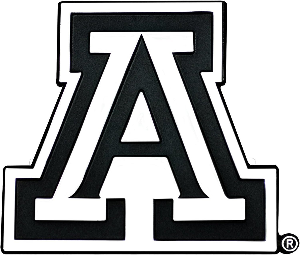 University of Arizona Wildcats Solid Metal Raised Auto Emblem Decal Adhesive Backing