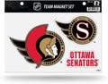 Rico Industries NHL Ottawa Senators Die Cut Team Magnet Set Sheet