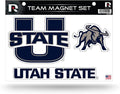 Utah State University Aggies Multi Magnet Sheet Shape Cut 8x11 Inch