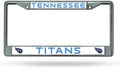 Tennessee Titans Premium Metal License Plate Frame Chrome Tag Cover, 12x6 Inch