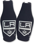 Los Angeles Kings Pair of 16 oz Drink Bottle Coolers Insulators Neoprene Beer Soda