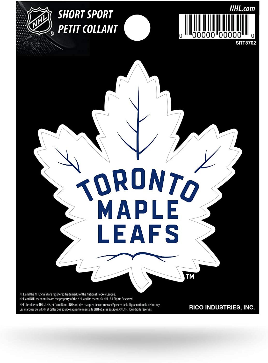 Toronto Maple Leafs 3" Short Sport Decal