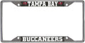 Tampa Bay Buccaneers Metal License Plate Frame Chrome Tag Cover 6x12 Inch