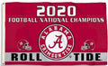University of Alabama Crimson Tide 2020 Champions Premium 3x5 Feet Flag Banner, Metal Grommets, Outdoor Use, Single Sided
