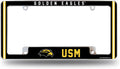 University of Southern Mississippi Golden Eagles Metal License Plate Frame Chrome Tag Cover Alternate Design 6x12 Inch
