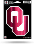 University of Oklahoma Sooners 5 Inch Sticker Decal Metallic Shimmer Design Flat Vinyl