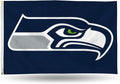 Seattle Seahawks Premium 3x5 Feet Flag Banner, Logo Design, Metal Grommets, Outdoor Use, Single Sided