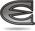 Emporia State Hornets Solid Metal Auto Emblem Antique Nickel for Car/Truck/SUV