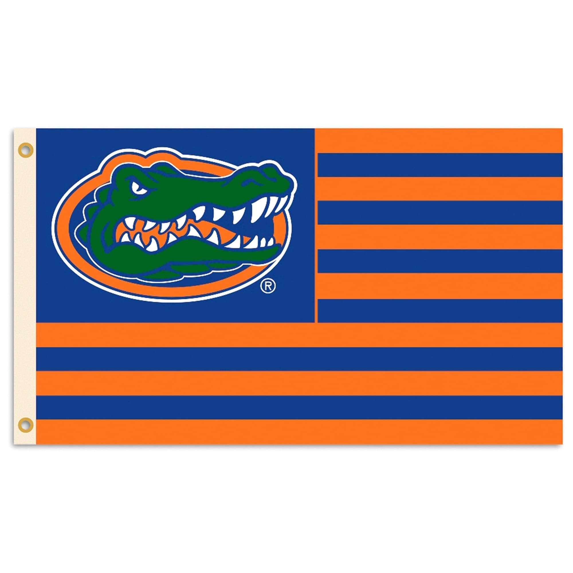 BSI PRODUCTS, INC. - Florida Gators 3’x5’ Flag with Heavy-Duty Brass Grommets - UF Football, Basketball & Baseball Pride - High Durability - Designed for Indoor or Outdoor Use - Great Gift Idea