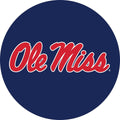 Mississippi Rebels Ole Miss RR 4" Round Vinyl Magnet Auto Home University of