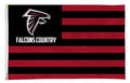Atlanta Falcons Flag Banner 3x5 Country Design Premium with Metal Grommets Outdoor House Football