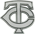 Minnesota Twins Solid Metal Raised Auto Emblem Decal Adhesive Backing