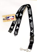 Chicago Bulls Blackout Design Premium Lanyard Keychain Double Sided Breakaway Safety Design Adult 18 Inch