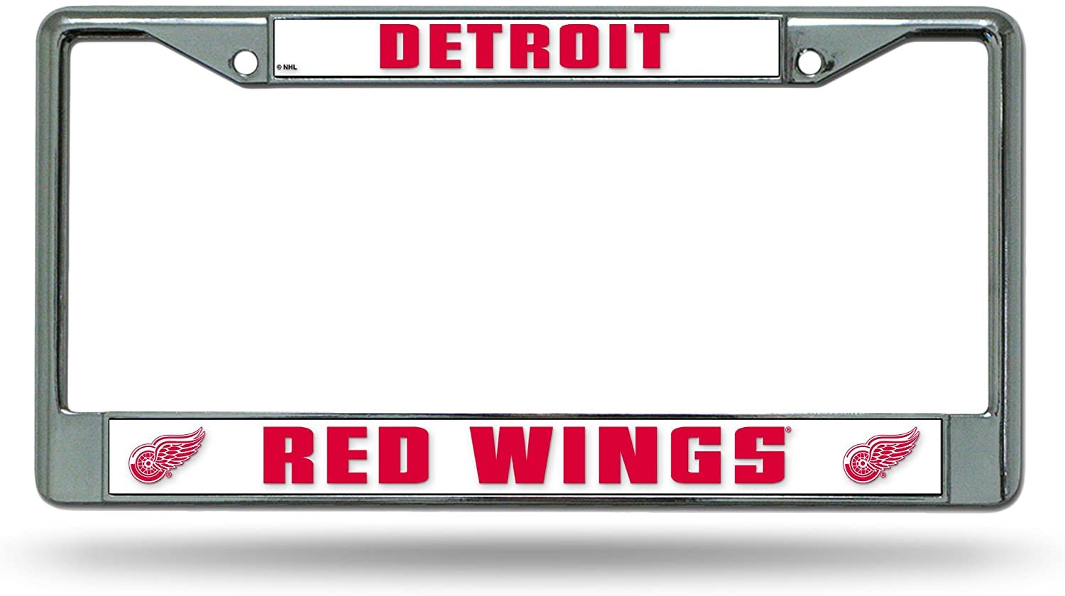 Detroit Red Wings Chrome License Plate Frame