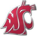 Washington State University Cougars Aluminum Metal Embossed Auto Emblem