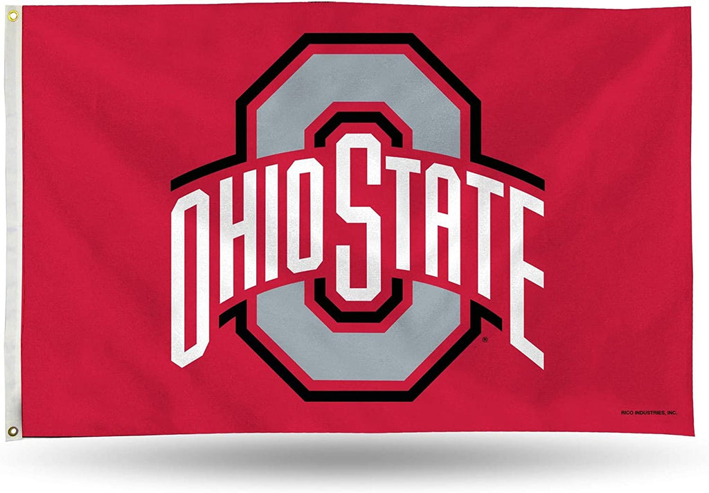 Ohio State University Buckeyes Premium 3x5 Flag Banner Metal Grommets Outdoor Indoor