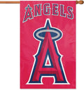 Los Angeles Angels Double Sided Banner Flag Embroidered Applique 44x28 Inch