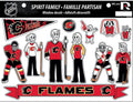 Football Fanatics Calgary Flames Family Spirit Large Window Decal Sheet NHL Hockey