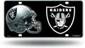 Las Vegas Raiders Metal Auto Tag License Plate, Helmet Design, 12x6 Inch