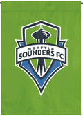 Seattle Sounders FC Premium Garden Flag Applique & Embroidered Banner Soccer MLS