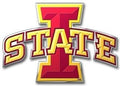Iowa State University Cylones Auto Emblem, Aluminum Metal, Embossed Team Color, Raised Decal Sticker, Full Adhesive Backing