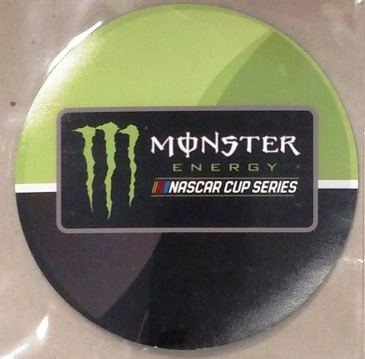 Monster Energy Cup MAGNET 4" Round Vinyl Auto Home Nascar Racing Series