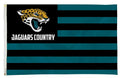 Jacksonville Jaguars Premium 3x5 Feet Flag Banner, Country Design, Metal Grommets, Outdoor Use, Single Sided