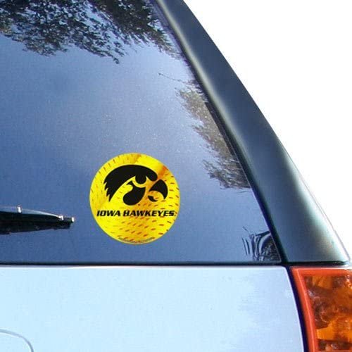 Iowa Hawkeyes 4.5" Team Logo Round Vinyl Decal