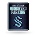 Seattle Kraken Metal Parking Wall Sign, 8.5x11 Inch