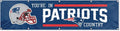 New England Patriots Huge 8x2 Feet Banner Flag Metal Grommets
