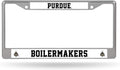 Purdue University Boilermakers Premium Metal License Plate Frame Chrome Tag Cover, 12x6 Inch