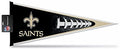 New Orleans Saints Soft Felt Pennant, Football Design, 12x30 Inch, Easy To Hang