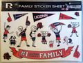 UConn Huskies NEW LOGO Family Spirit Window Stickers Decal University of Connecticut