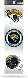 Rico Industries NFL Jacksonville Jaguars 3-Piece Retro Spirit Decals