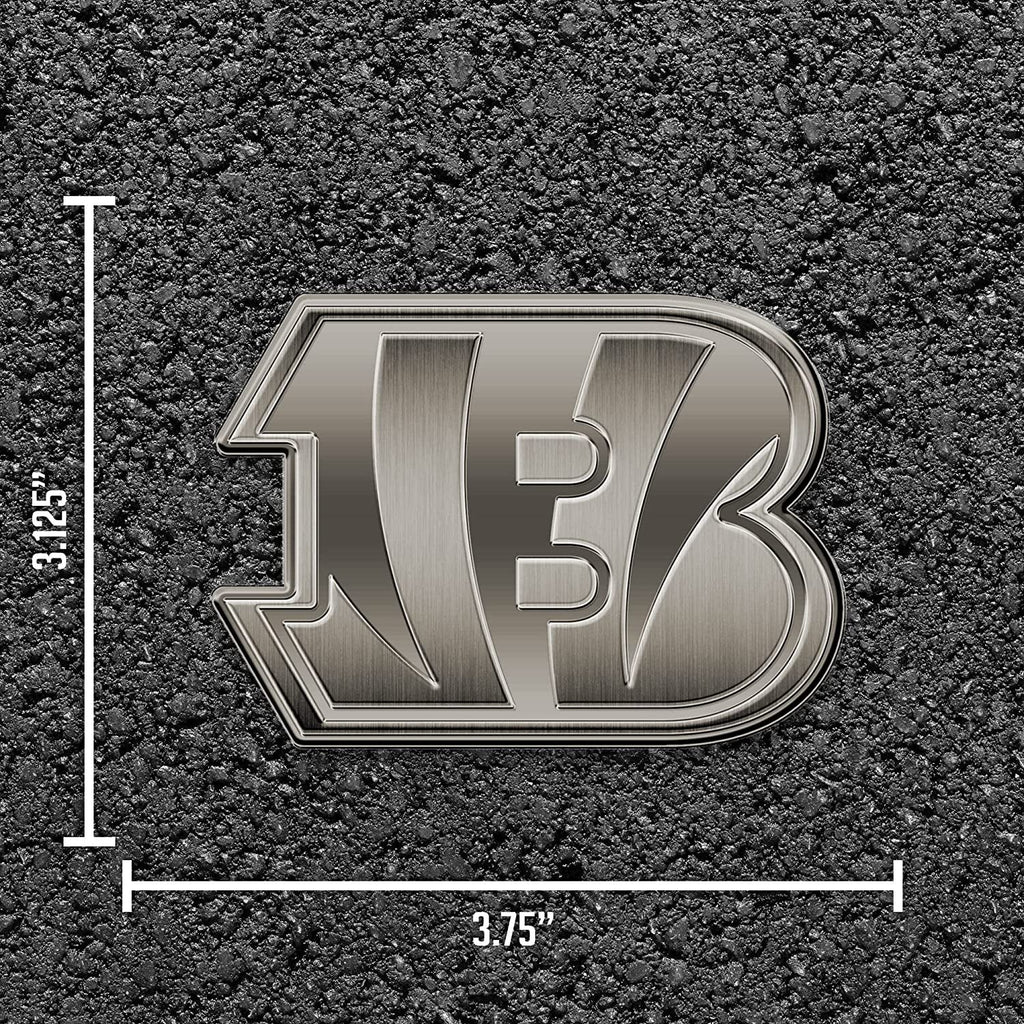 Cincinnati Bengals Auto Emblem Solid Metal Antique Style