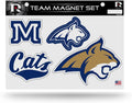 Montana State University Bobcats Multi Magnet Sheet Shape Cut 8x11 Inch