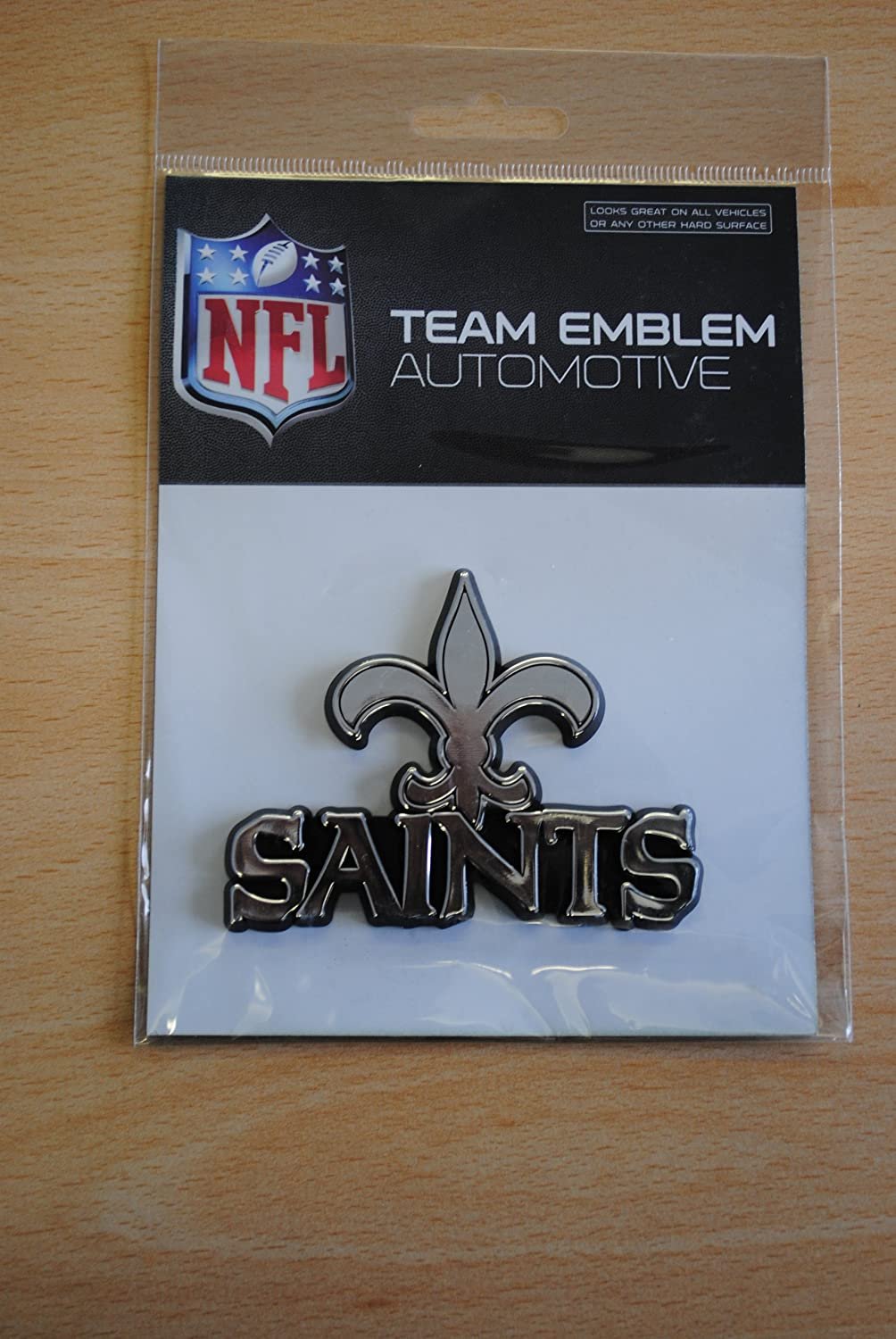 NFL New Orleans Saints Chrome Automobile Emblem