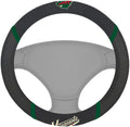 Minnesota Wild Steering Wheel Cover Premium Embroidered Black 15 Inch
