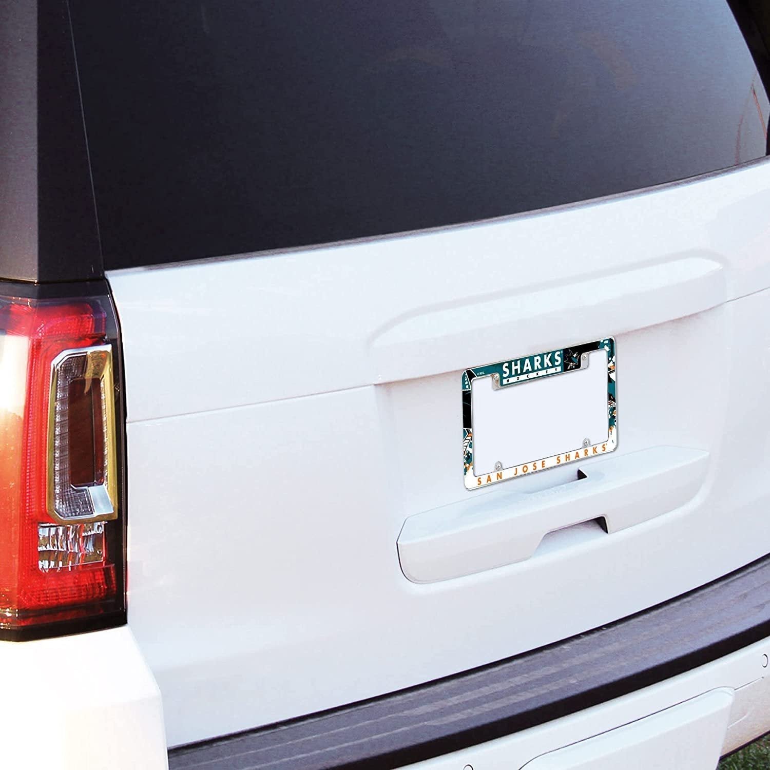 Montreal Canadiens Metal License Plate Frame Chrome Tag Cover Carbon Fiber Design 6x12 Inch
