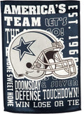 Dallas Cowboys Premium Double Sided Banner Flag 28x44 Inch Fan Rules Design Indoor Outdoor