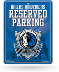 Dallas Mavericks 8.5-Inch by 11-Inch Metal Parking Sign Décor