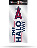 Los Angeles Angels 2-Piece Double Up Die Cut Sticker Decal Sheet, 4x8 Inch